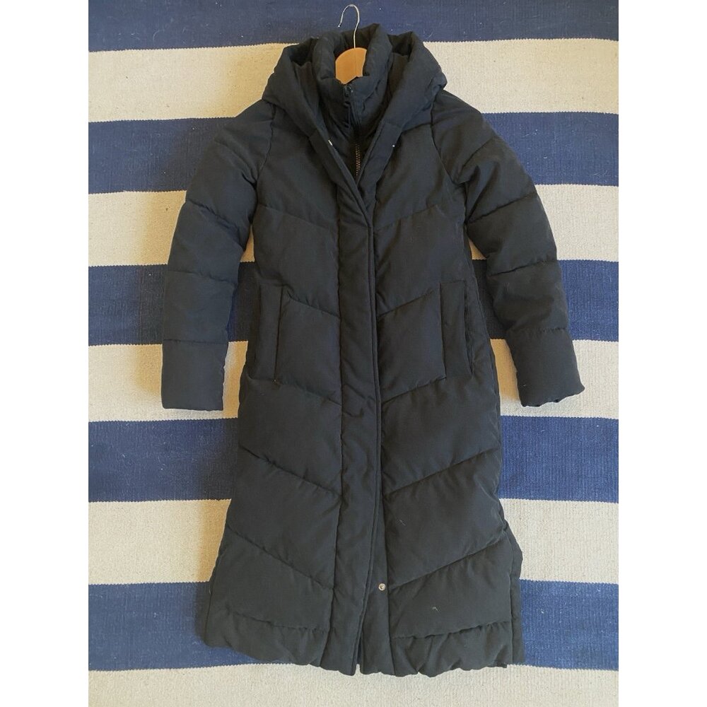 Abercrombie & Fitch Hooded Long Ultra Puffer Coat